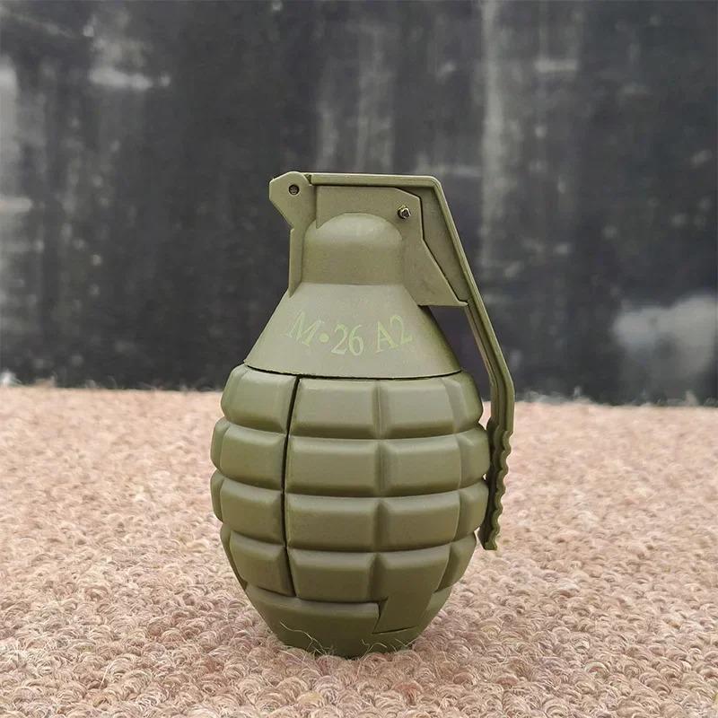 1/3PCS M26a2 Nylon Grenade Model Explosion Grenade Toy, Airsoft Grenade Model, Anti-Fall, Refillable, Gel Ball, Confetti, Flour