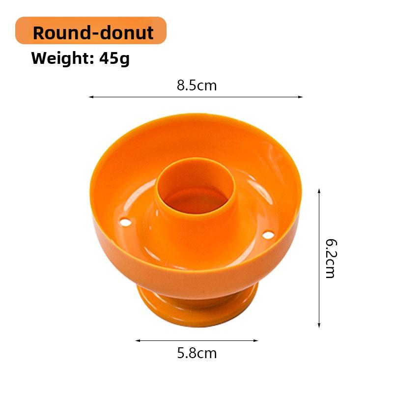 

Doughnut Molds, Hollow Cake and Bread Pressing Molds, Pineapple Bun Printing Molds, Heart-shaped Flower Round Kitchen Baking Tools Doughnut [round