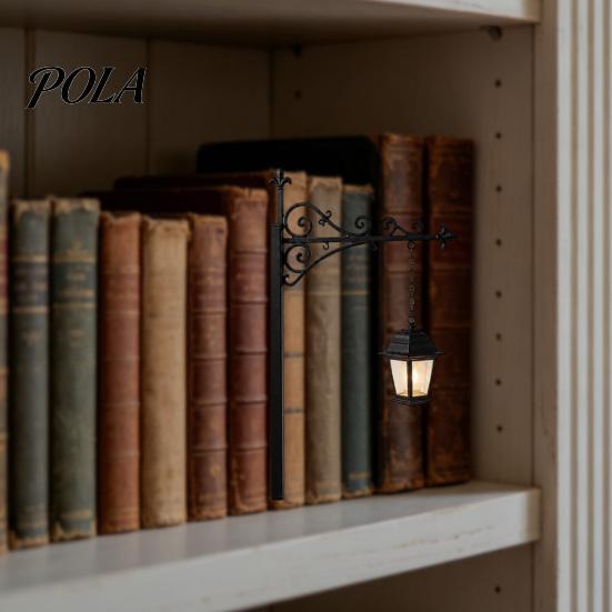 Klassische Leseleuchte 2 Stück Bibliothekslaterne, 3D-gedruckte dekorative Bücherregalbeleuchtung, Buchregalleuchten für Leseratten, Warme Beleuchtung für Ausstellungsbereiche