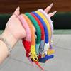 Colorful Plush Mobile Phone Wrist Lanyard with Single Buckle and Anti-Drop Feature