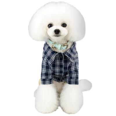 Small Dog Clothes 4 Legged Dog Costume Button Design Spring Summer Pet Clothing for Home Daily Life
