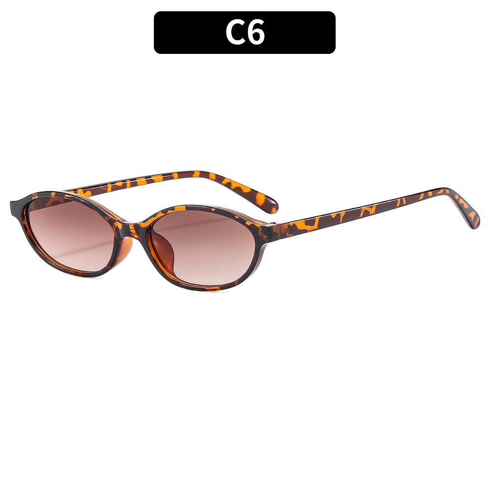 Brytyjskie Retro Owalne Małe Oprawki Okulary Przeciwsłoneczne - Modne Okulary Ochronne Przed Słońcem