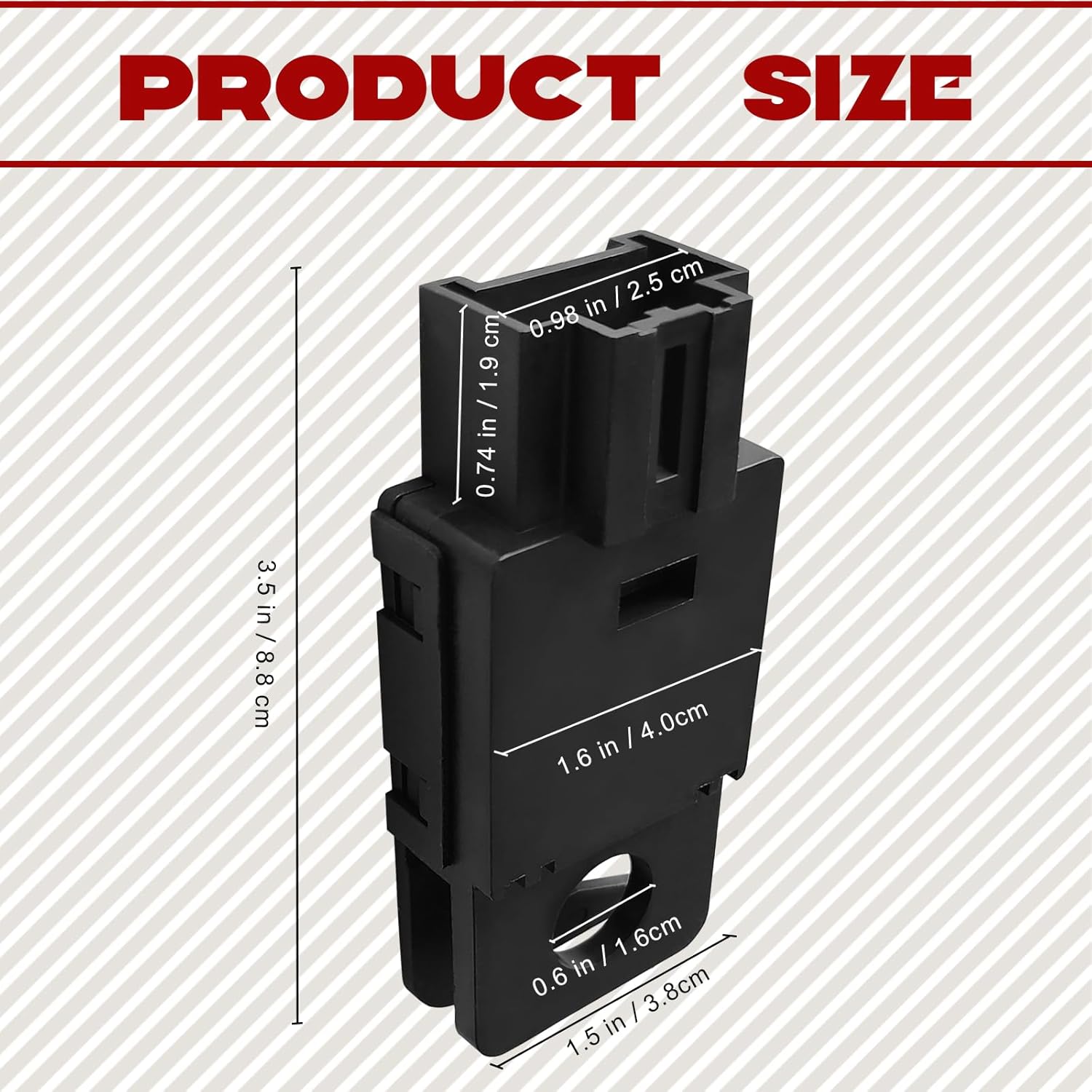 

Brake Light Switch Stop Light Switch Sensor Fit for Chevy Silverado 1500/2500/3500, GMC Sierra 1500/2500HD/3500, Hummer H2, Express/Savana 1500-4500
