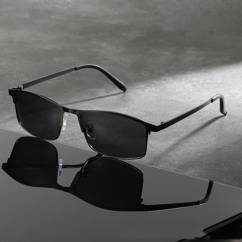 Vintage Men's Sunglasses Retro Style Metal Frame Square Sun Glasses UV Protection Fashion Designer Eyewear Male Driving Shades