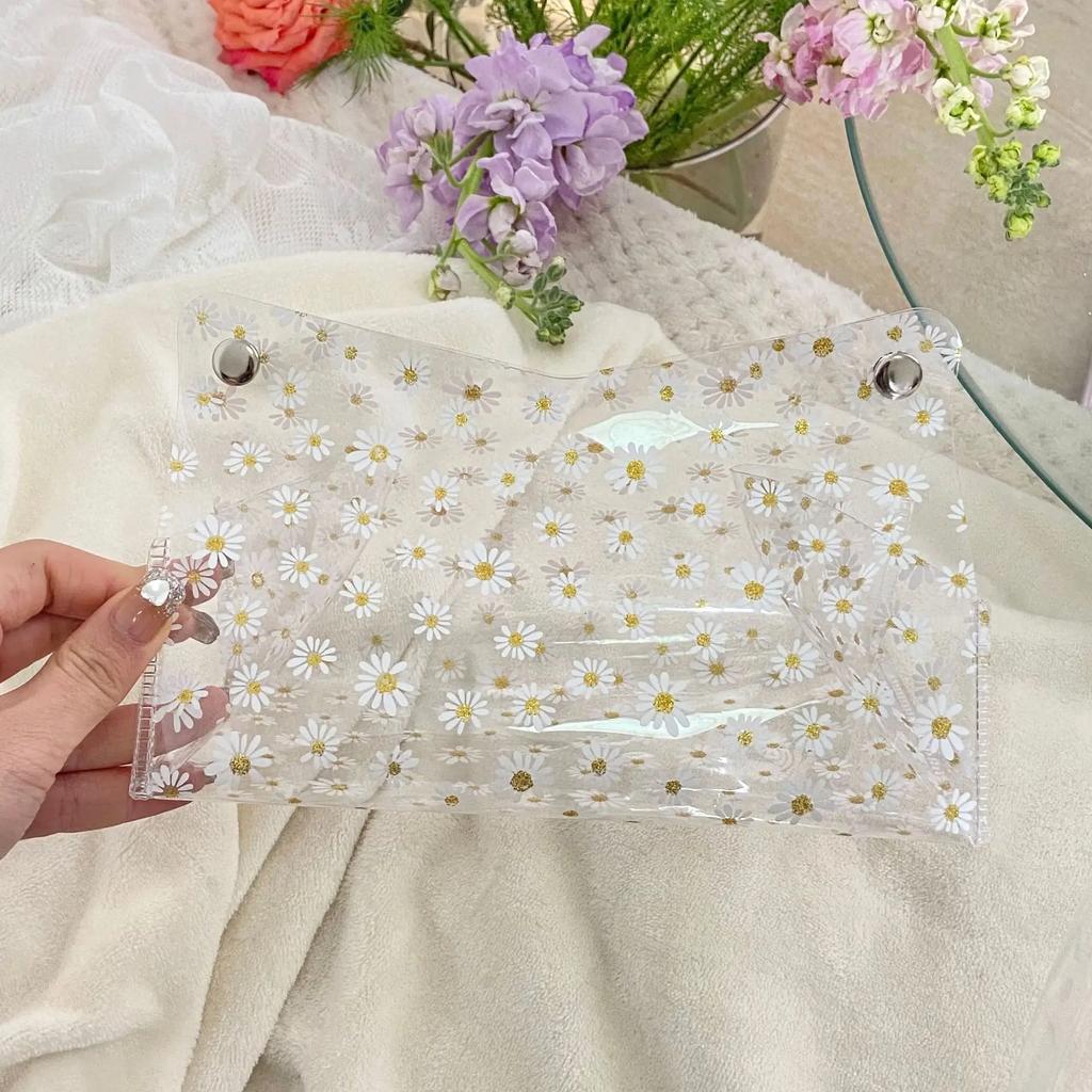 Korea INS Tissue Box Decor Tissue Box Case Clear PVC Napkin Tissue Organizer Holder Paper Storage Bags Cosmetic Box Case Pouc