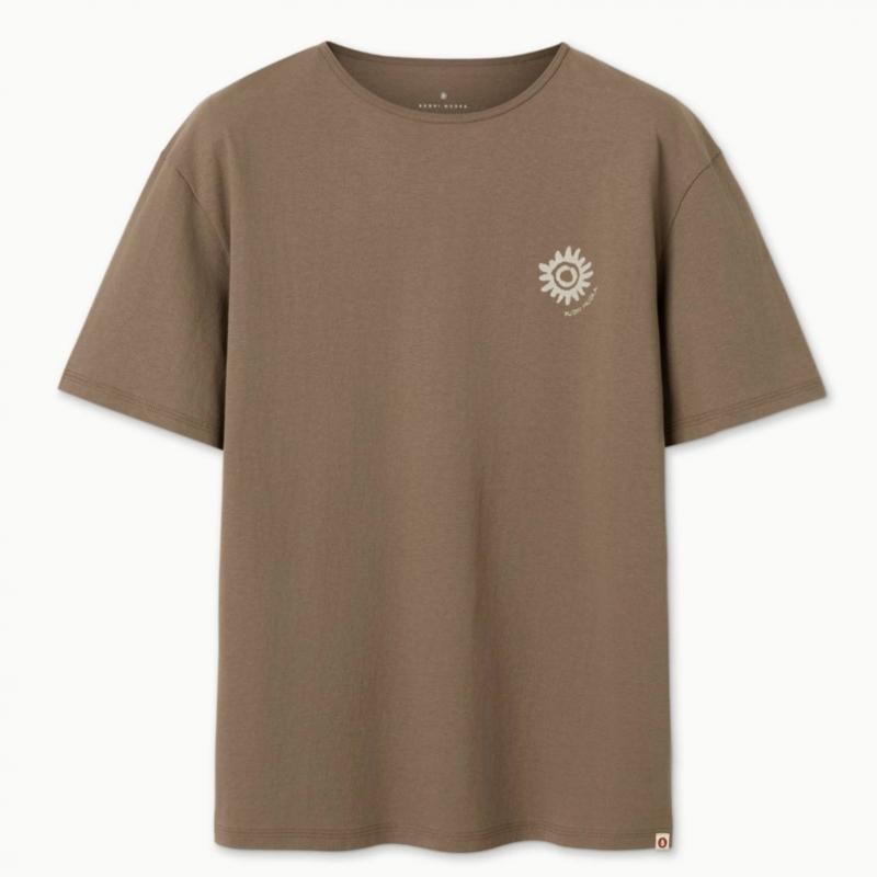 Budhi Mudra Drawing T shirT Brown b61003aTs60 W07