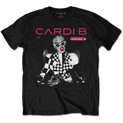 Cardi B T Shirt Invasion of Privacy Transmission Logo Official Mens Black M