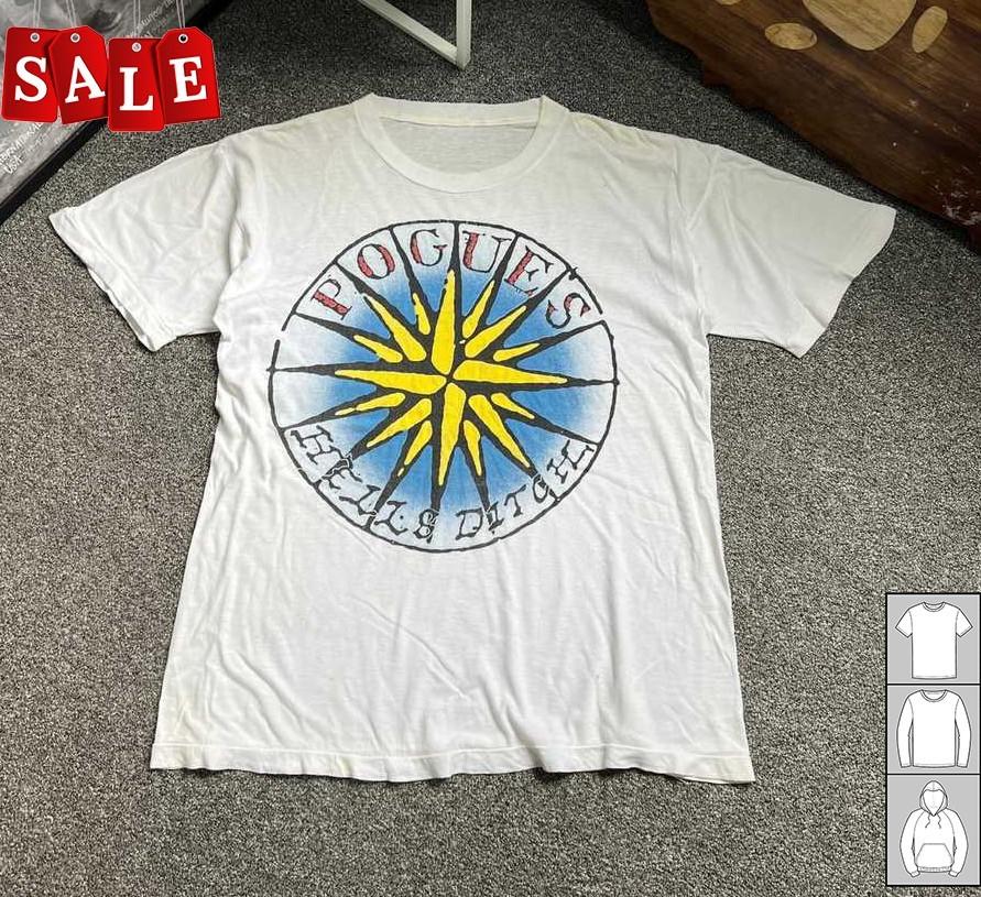 New Popular The Pogues Hell’s Ditch Band Unisex S-5XL Shirt JM56 Unisex T-Shirt M