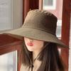 Waffle quick drying big eaves bucket hat women's summer sunscreen sunshade basin hat sun hat versatile leisure outdoor mountaineering