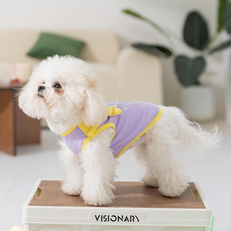 Puppy Dog Clothes Thin Monster Vest Spring and Summer Teddy Than Bear Small and Medium Dog Suspenders Pet Clothes