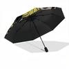 1pc Owl Feather Automatic Folding Umbrella, Sturdy And Durable Automatic Folding Umbrella with 8 Ribs, Convenient for Outdoor Use061