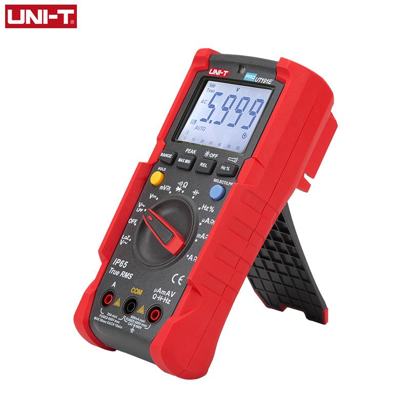 UNI-T UT191E UT191T Professional Digital Multimeter UNIT True RMS ACV AC DC Voltage Current Meter Capacitor Resistor Tester