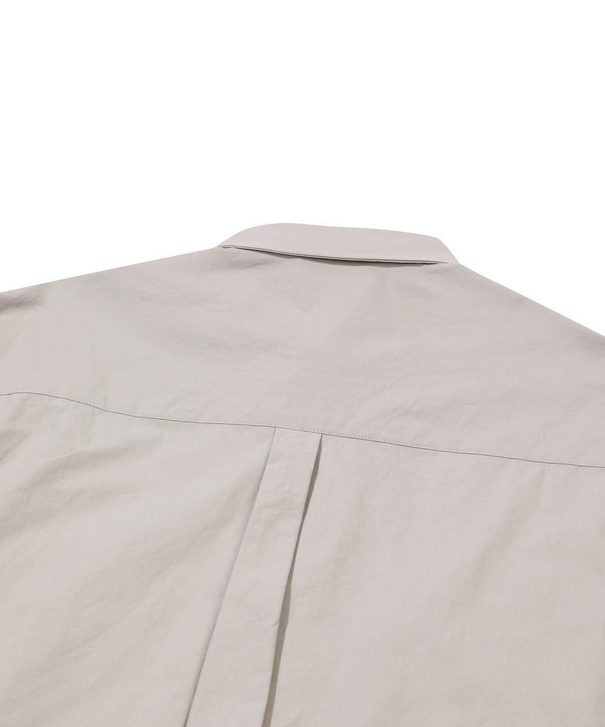 GNOK Cotton Oversized Short Sleeve Shirt [Beige]