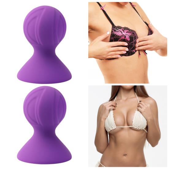 1 Pair Nipple Pullers Super Soft Flexible Friendly To Skin Reusable Silicone Nipple Corrector Women Sex Toys