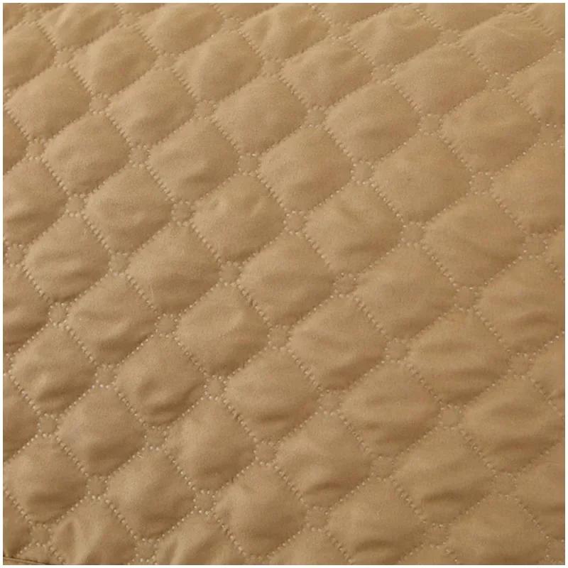 3pcs/set Quilted Recliner Sofa Mat Solid Color Armchair Sofa Covers 1Seater Dogs Pet Kids Backrest Armrest Towel Chair Cover