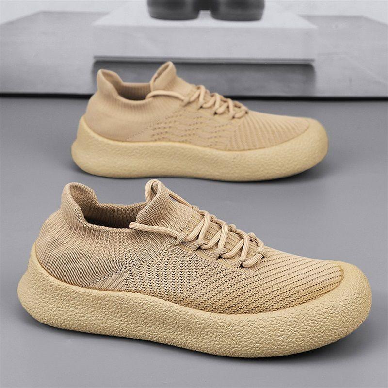Breathable Mesh Upper Men's Casual Sneakers Thick Platform Male Sports Shoes Outdoor Summer Sale Shoe In Promotion On Clearance
