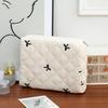 Elegant Butterfly Bow Travel Makeup Bag With Large Capacity And Embroidery For Women And Men