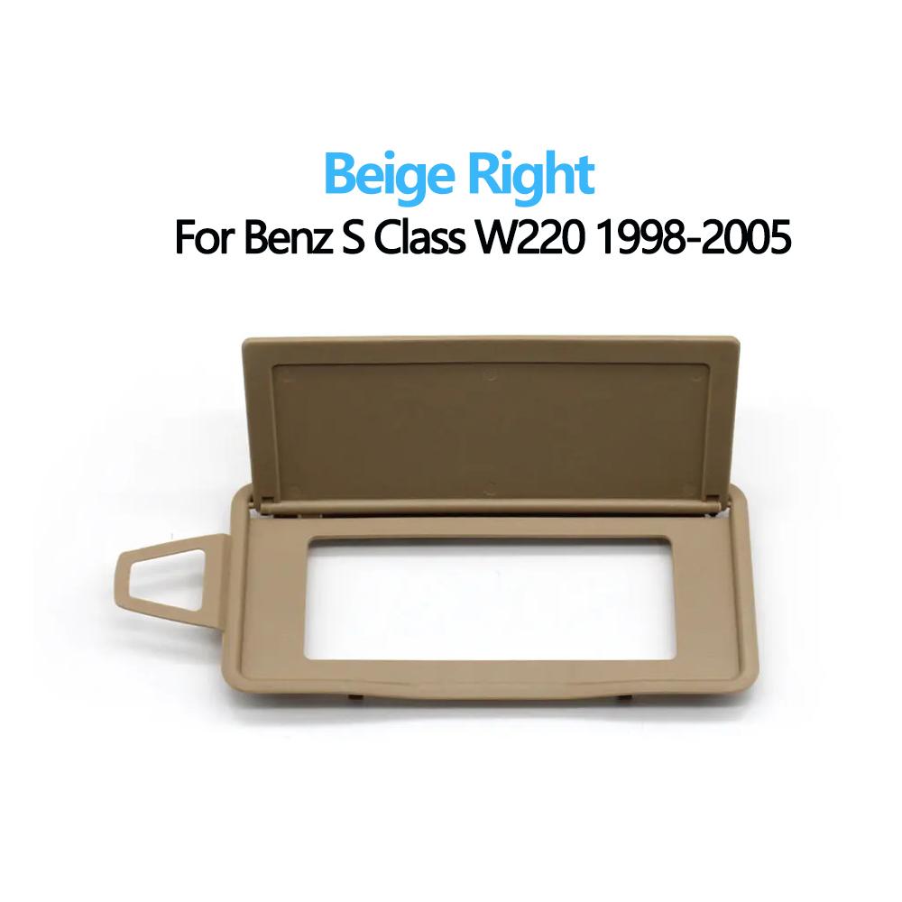 W220 Car Sun Visor Car Interior Sun Shade Visor Makeup Cosmetic Mirror Cover For Benz S Class 1998-2002 S350 S400 S500