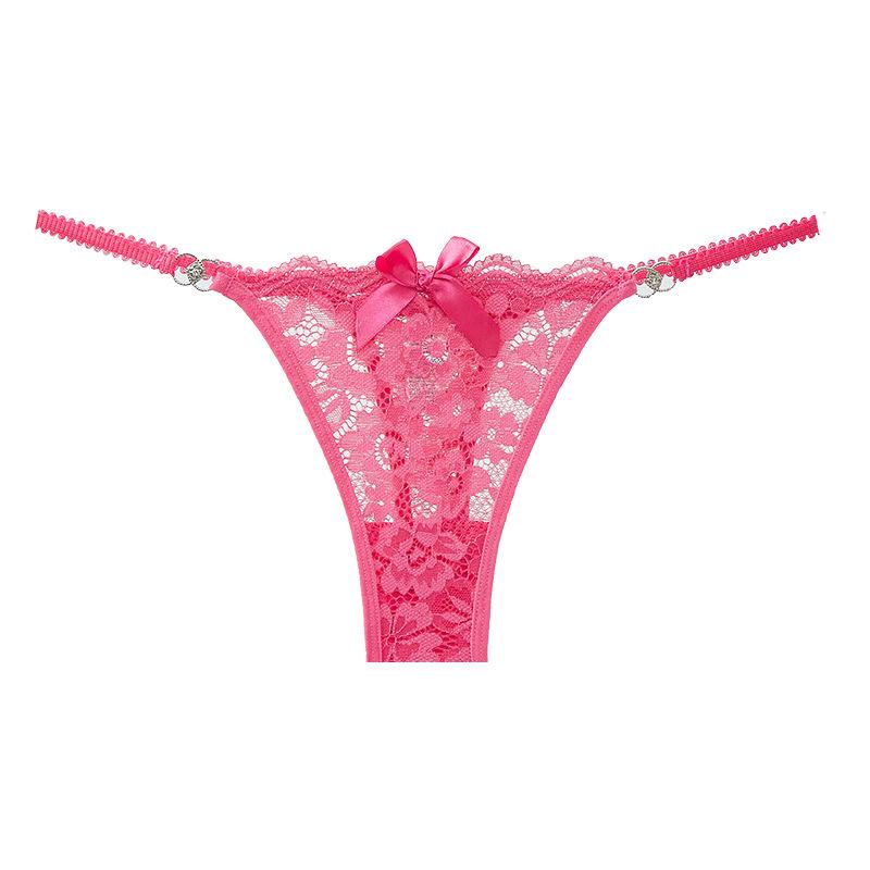 

Женские сексуальные кружевные трусики, трусы, нижнее белье, трусики, стринги, розовые трусы L ярко-розовый