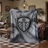 Coperta in Pile a Tema Leeds United Morbida e Accogliente in Peluche per Camera da Letto Divano Viaggio