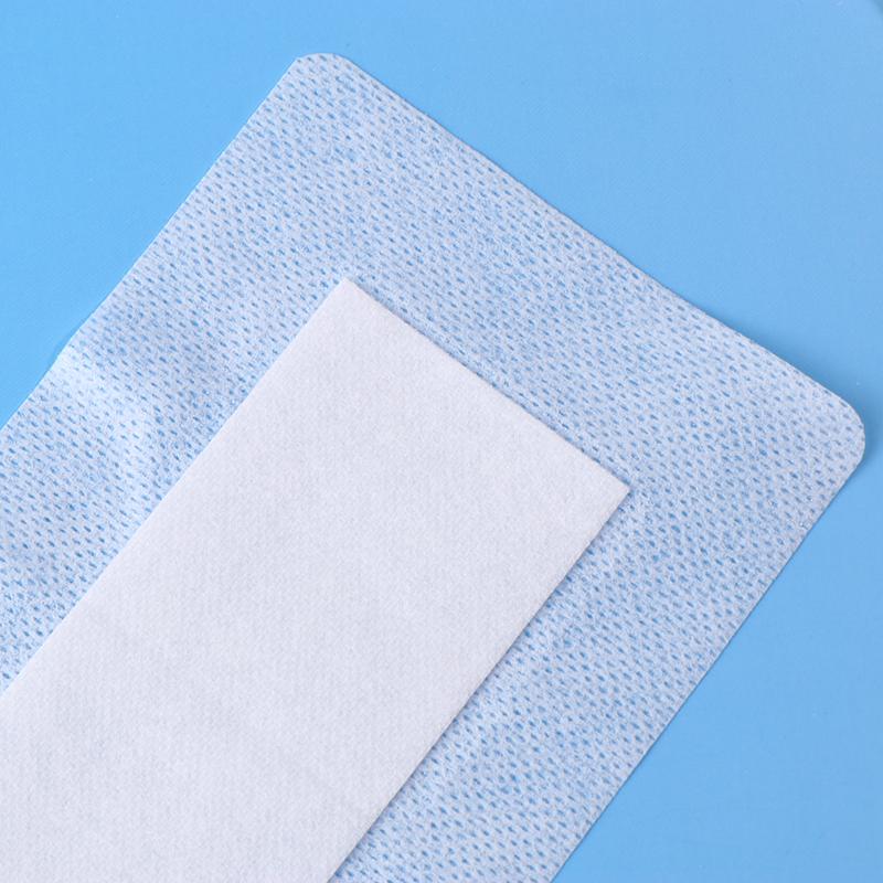 10Pcs Wound Dressings Breathable Edge Gauze Pads Soft Non-Woven Bandages Self-Adhesive Wound Dressings Outdoor Elastic Tape