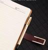 Premium A5 Faux Leather Business Notebook with Custom Logo for Office Meetings