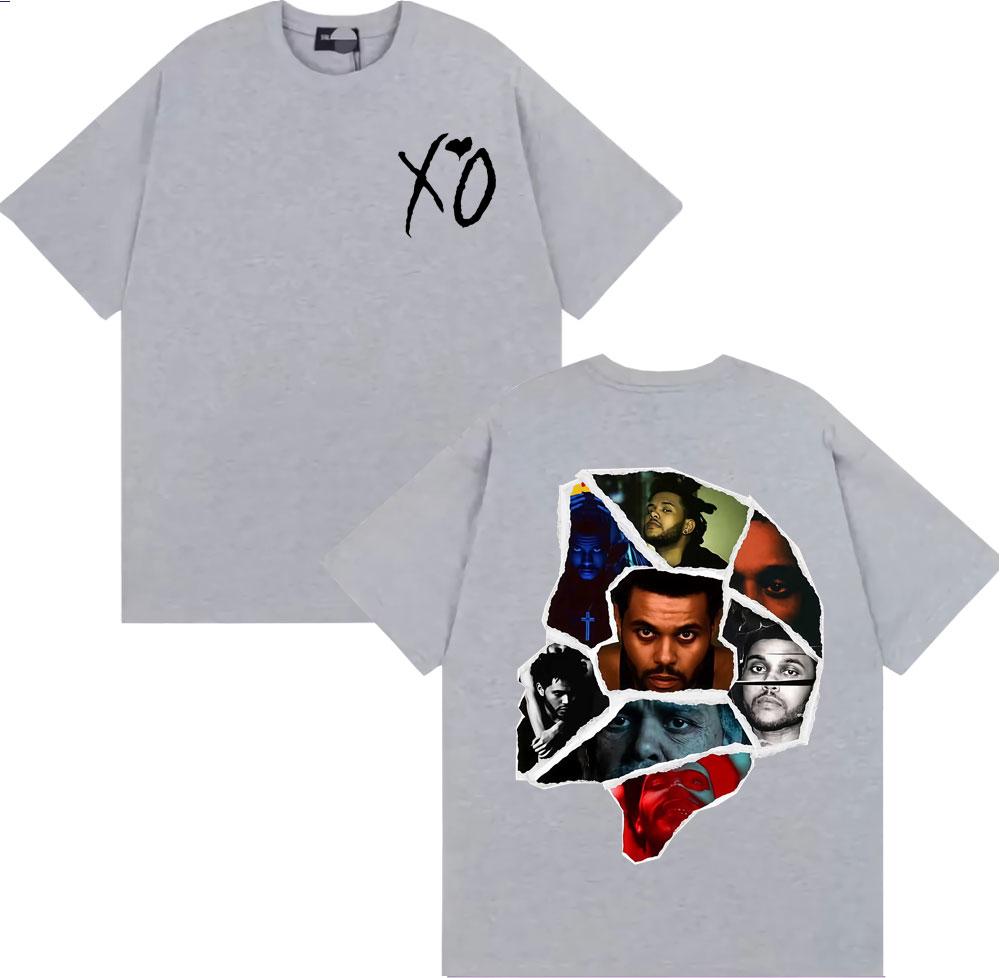 The Weeknd After Hours Til Dawn Album Cover Tshirts Unisex Women Harajuku Hip Hop High Street T Shirt Casual ONeck Cotton Tshirt