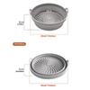 Air Fryer Mat Silicone Baking Tray Multifunctional Silicone Grill Mat Resistant To High Temperatures Pizza Fried Chicken Plates