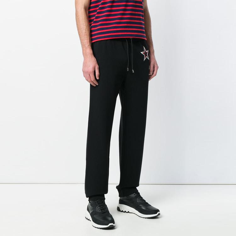Givenchy FW21 Knitted Fabric Sports Sweatpants Men's Black BM501D3Y04-001