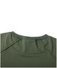 ATTENTIONROW 22Ss07At030 Shoulder Piping Regular Oversized Short Sleeve (Khaki Military)