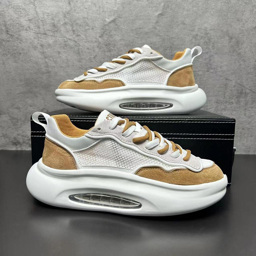 Nuove Scarpe Estive 2024 da Uomo Sneaker Chunky Estive a Rete Sottile Scarpe Sportive Casual Scarpe da Ginnastica Comode con Rialzo
