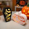 Resin Casting Molds Halloween Coffins Lampshade Silicone Mold, DIY Hollow Ghost Spider Bat Food Grade Crafts Gypsum Cement Epoxy Mold Handmade