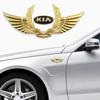 Für Soul RIO Seltos Optima Sportage K3 K5 Ceed Niro Cerato 3D Metall Auto Dekoration Karosserie Flügel Aufkleber Emblem Abzeichen Zubehör