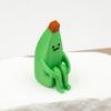 Yellow Green Anxious Banana Ornaments PLA Material Mini Model Desktop Toys  Home Decoration