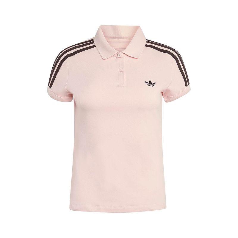 adidas Originals Women's Polo Shirt Pastel Pink KD3699
