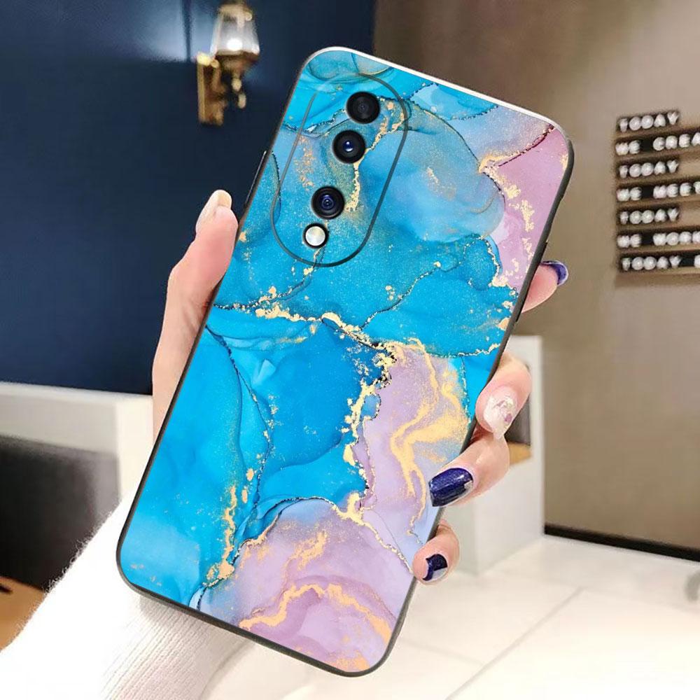 Watercolor Painting Marble Phone Case For VIVO Y04 Y15S Y16 Y17S Y19S Y21 Y22S Y28 Y29 Y35 Y36 Y39 Y50 Y51 Y72 Y93 Y100 Cover