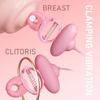 10-Gang Brustmassage-Vibrator & Elektrische Nippelklemmen – Dual-Pleasure Paarspielzeug zur G-Punkt- & Nippelstimulation