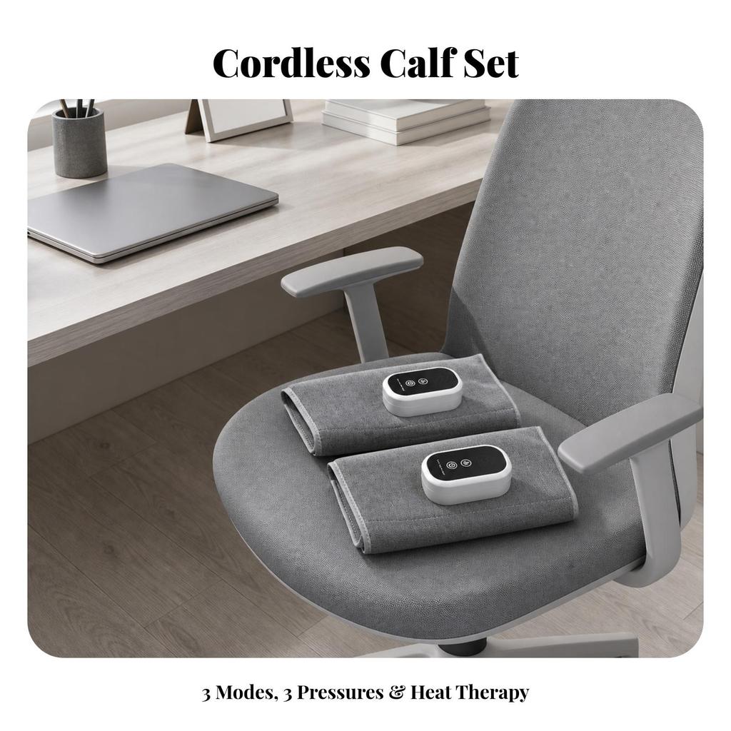 Calf Massager with Wrap Breathable Air Leg Cordless for Athletes