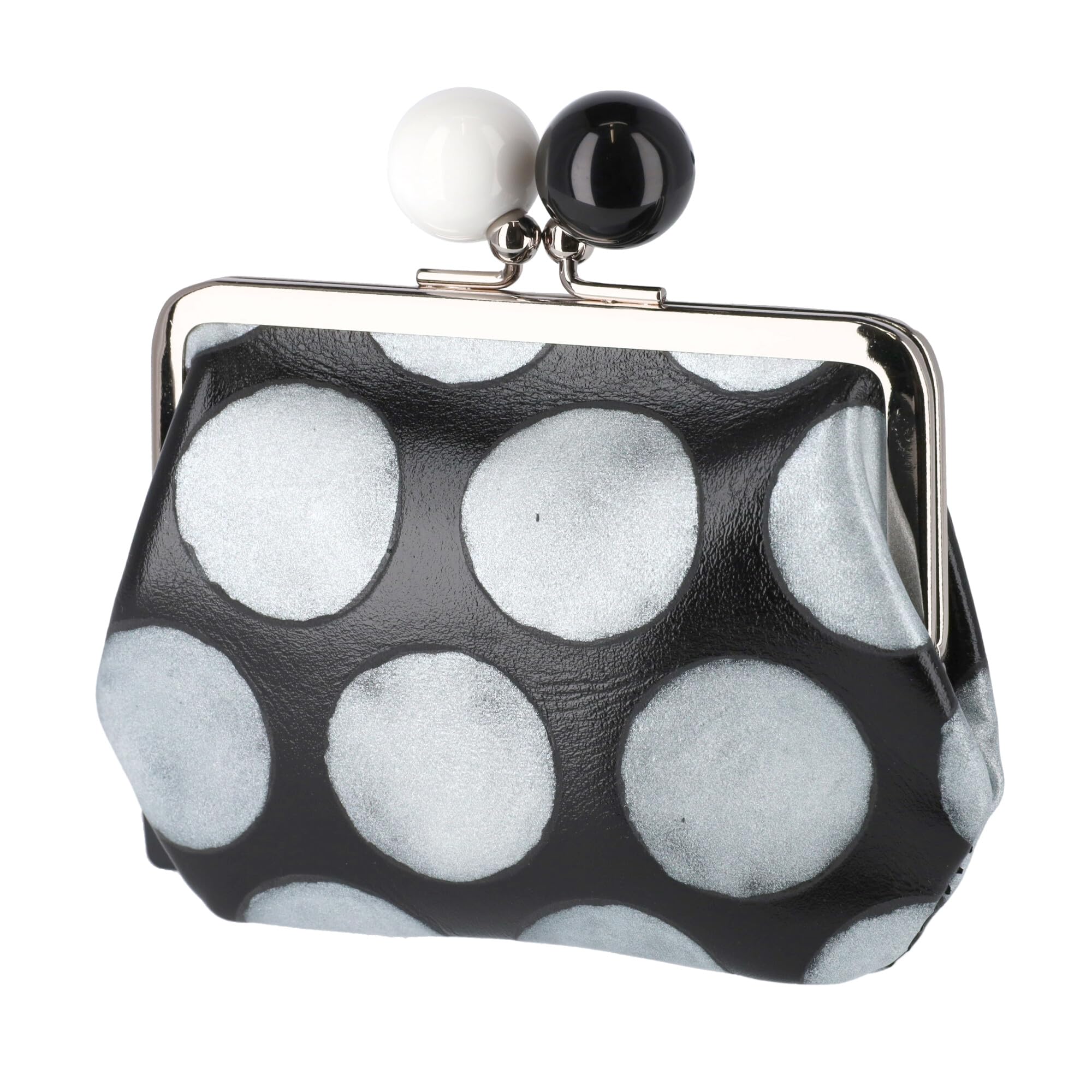 

[Tsumori Chisato] Coin Purse with Clasp, Full Moon Dots