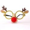 Plastic Christmas Colorful Eyeglasses For Kids With Playful Reindeer And Snowman Design