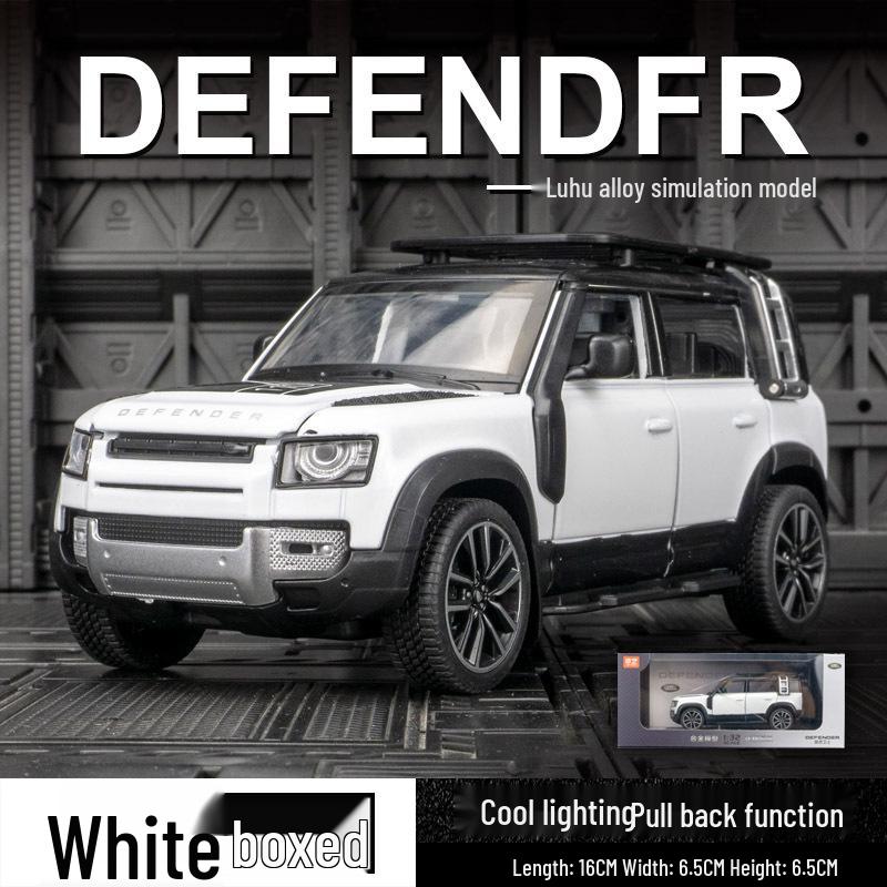

Qiyi Q3002A Land Rover Defender 110 Alloy Toy Car with Sound, Light, and 6 Open Doors