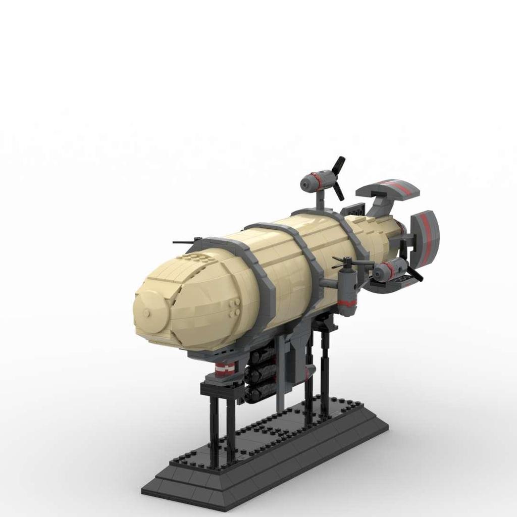 MOC Red Alert Kirov Airship Assembly Building Block Toy Model