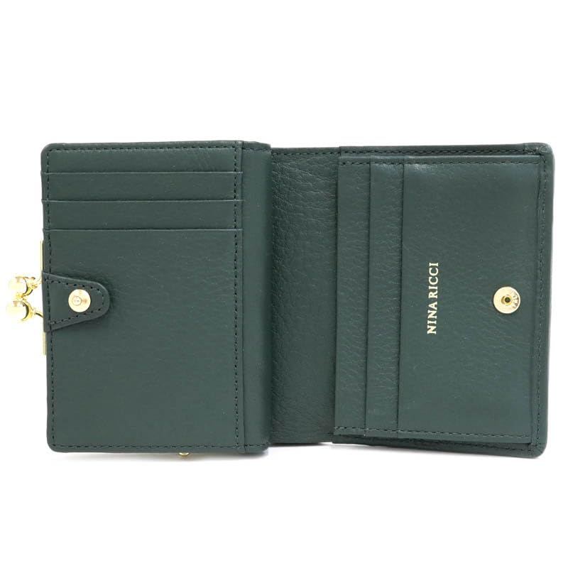 Tamara Bopers Bi-fold Clasp Wallet 85-1759 Dark Green