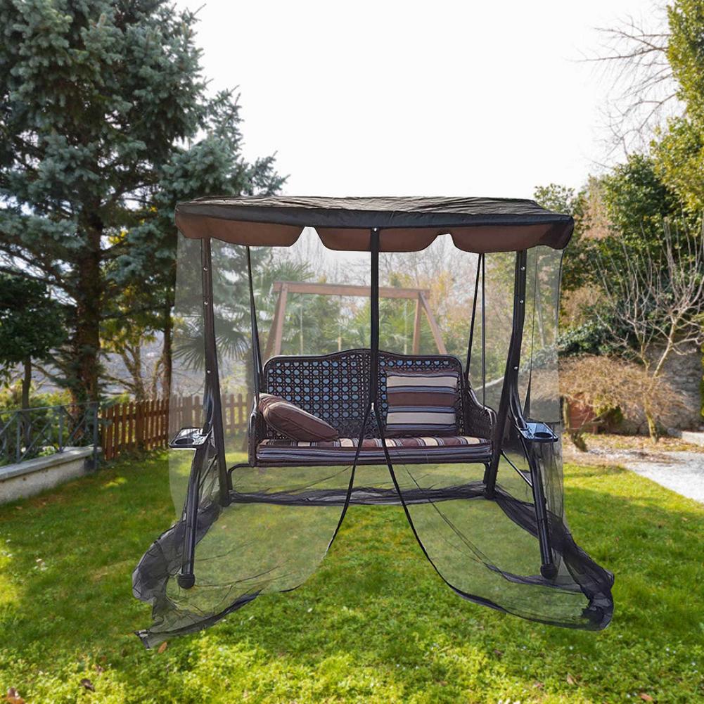 Outdoor Camping Mosquito Net Portable Mesh Tent Foldable Swing Seat Bug Cover Rectangular Breathable Mosquito Control Net Tent