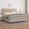 3137597 vidaXL Divan Bed with Mattress Grey 120x200 Cm Faux Leather