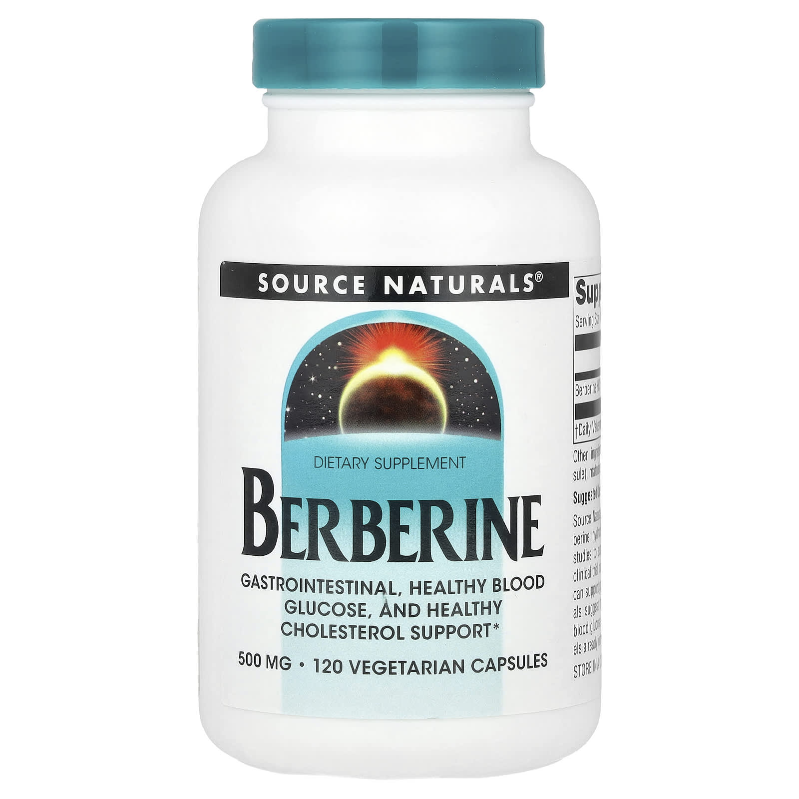 

Source Naturals, Berberine, 500 mg, 120 Veggie Capsules