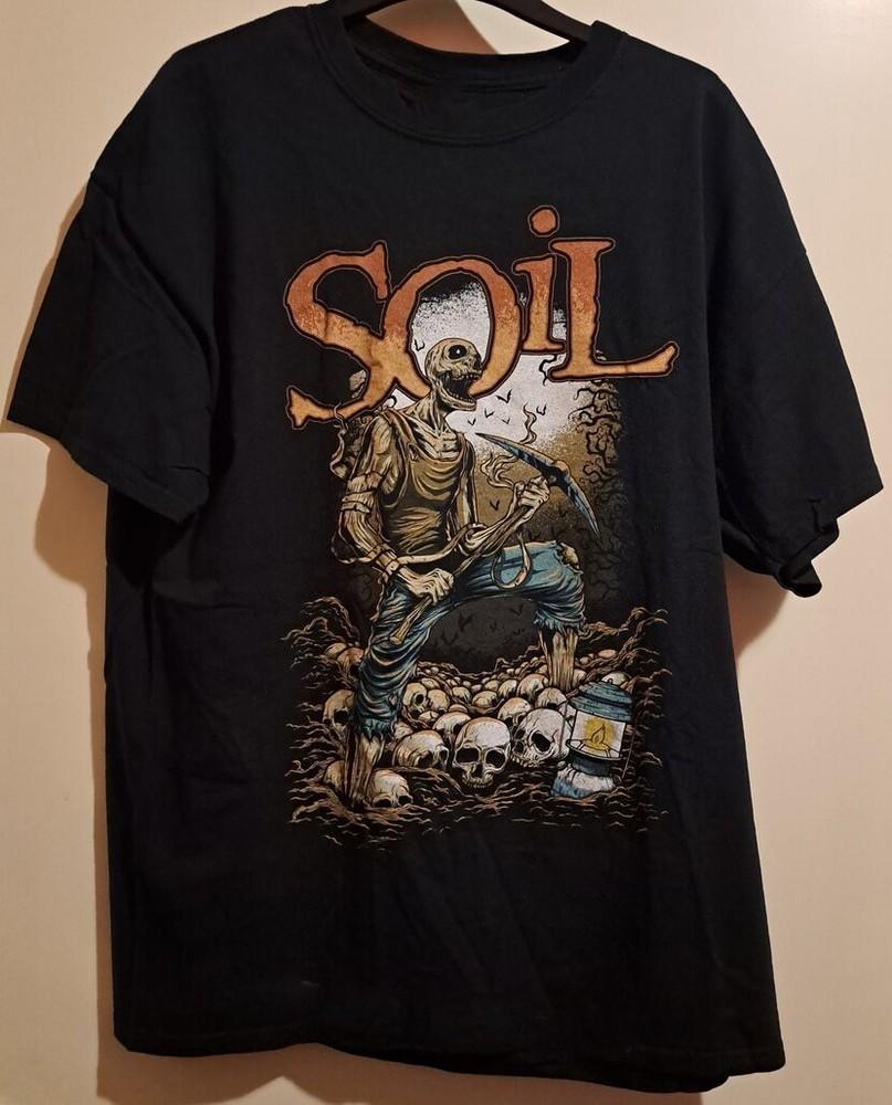 Very Rare! SOil Band Black Cotton All size S-5XL Unisex Shirt HT78 Unisex T-Shirt XXXXL