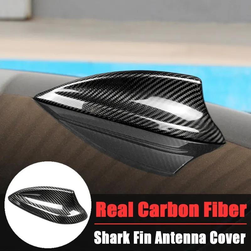Real Carbon Fiber Shark Fin Antenna Cover for BMW M2 M3 M4 12345 7 Series X1 X3 F22 F30 F34 F80 F87 F32 F36 F82 G11 G20 G12 G30
