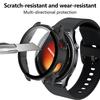 Silicone Strap & PC Case + Tempered Glass for Xiaomi Watch 5 Full Shell Screen Protector Bumper Cover Strap Smart Accessorie Set