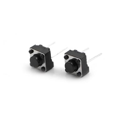 20pcs 2 Pins Middle Feet 6*6*5mm Switch Tactile Push Button Switches Durable